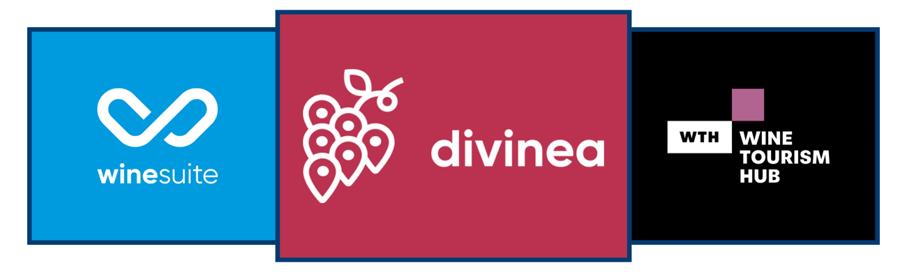 Loghi Divinea - Wine Suite - Wine Tourism Hub - bianco