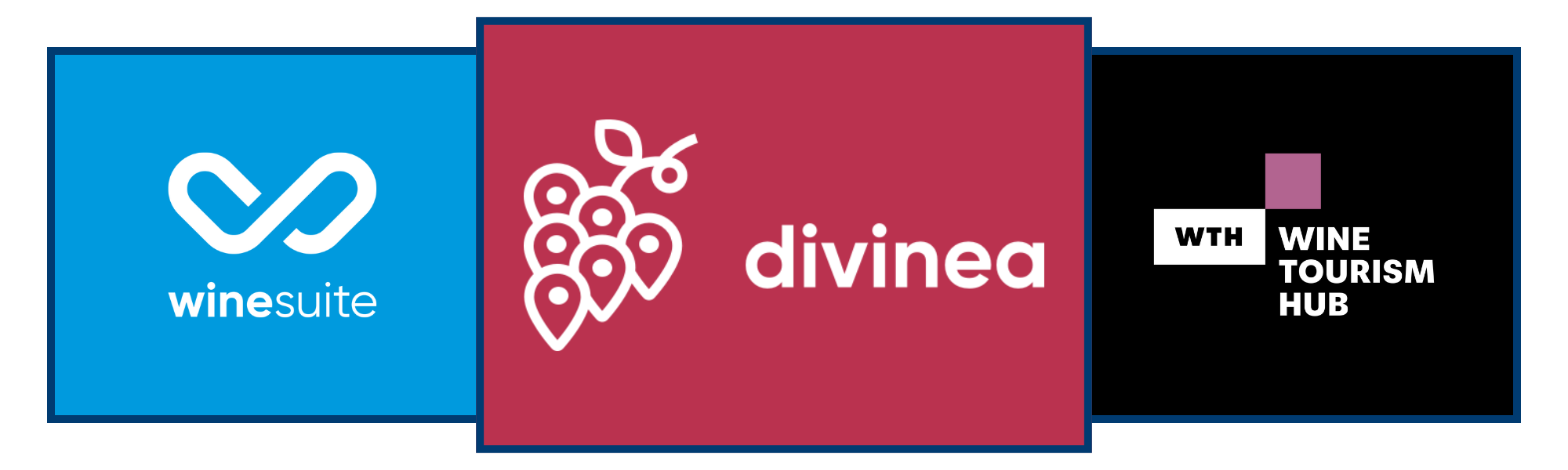 Loghi Divinea - Wine Suite - Wine Tourism Hub - bianco