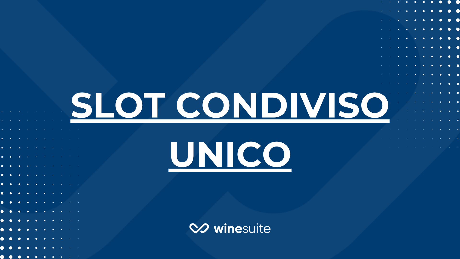 8. Slot Unico 8. Slot Unico